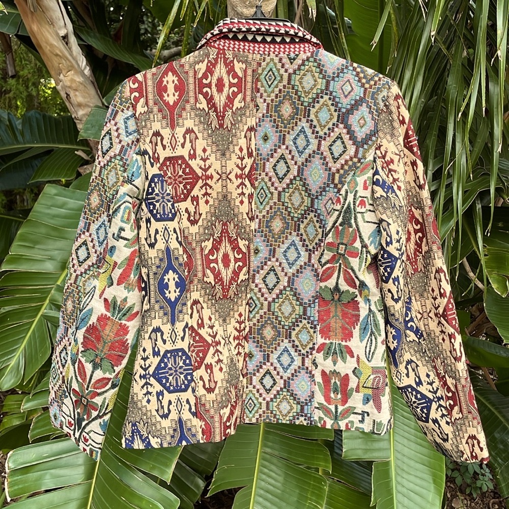 patchwork, Jacquard jacket - Picture 3 of 9